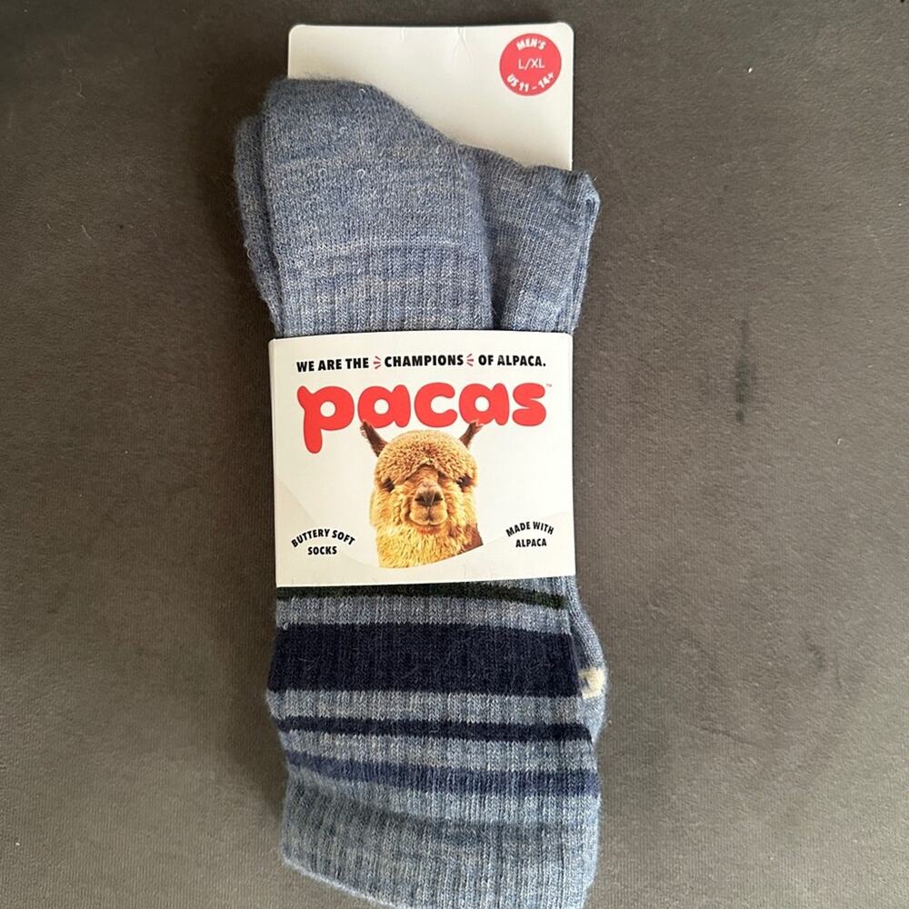NWT Men's HW Blue Pacas Socks Large/X-Large